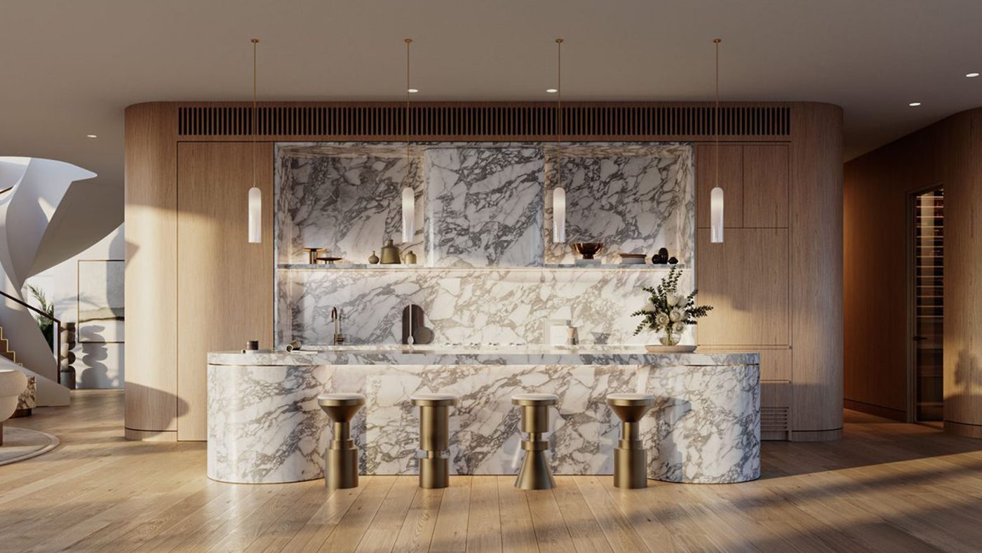 Drift Residences tower, Main Beach — joinery fit-out by Rescom